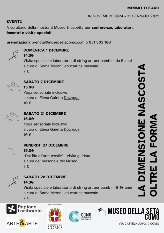 Eventi Dicembre ''La Dimensione Nascosta - Oltre la Forma